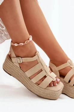 Sandały Na Koturnie><noscript><img width=