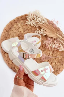 Sale Sandały Dziewczęce Big Star NN374263 Multikolor Damskie Dziewczęce|Sandały Big Star