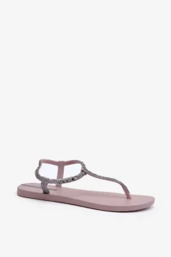 Clearance Ipanema Sandały Japonki Z Brokatem Damskie 26914 Class Brilha Fem Jasnofioletowe