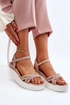 Sandały Na Koturnie>Boto Sandały Na Koturnie Multikolor Esinna