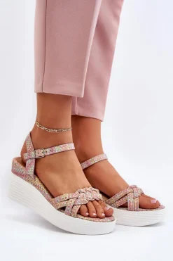 Sandały Na Koturnie><noscript><img width=