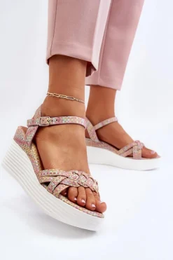 Sandały Na Koturnie><noscript><img width=