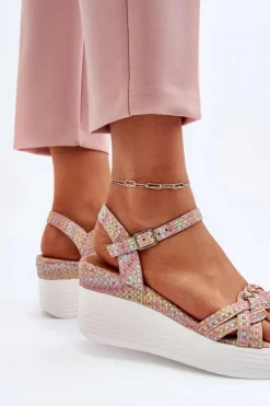 Sandały Na Koturnie><noscript><img width=