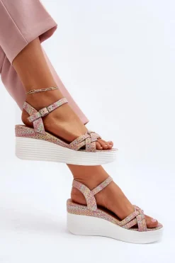 Sandały Na Koturnie><noscript><img width=