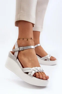 Sandały Na Koturnie><noscript><img width=