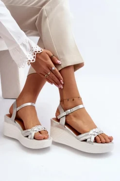 Sandały Na Koturnie><noscript><img width=