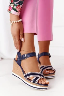 Sandały Na Koturnie><noscript><img width=