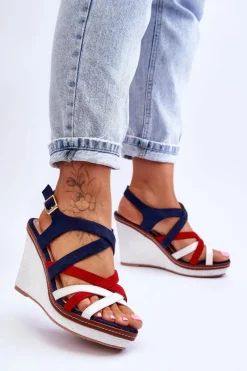 Sandały Na Koturnie><noscript><img width=