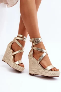 Sandały Na Koturnie><noscript><img width=