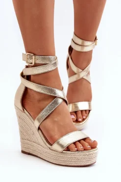 Sandały Na Koturnie><noscript><img width=