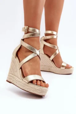 Sandały Na Koturnie><noscript><img width=