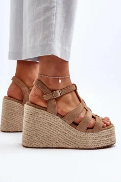 Sandały Na Koturnie><noscript><img width=