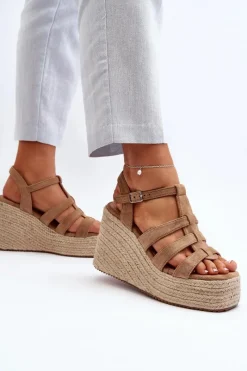 Sandały Na Koturnie><noscript><img width=