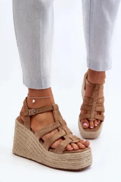 Sandały Na Koturnie><noscript><img width=