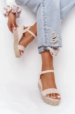 Sandały Na Koturnie><noscript><img width=