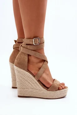 Sandały Na Koturnie><noscript><img width=