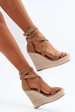 Sandały Na Koturnie><noscript><img width=