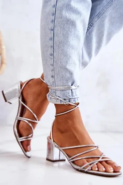 Sandały Na Obcasie><noscript><img width=