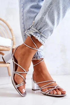 Sandały Na Obcasie><noscript><img width=