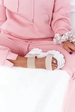 Discount Sandały Na Platformie Beżowe Vagabond Damskie Sandały Gumowe|Sandały Płaskie