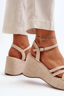 Sandały Na Koturnie><noscript><img width=