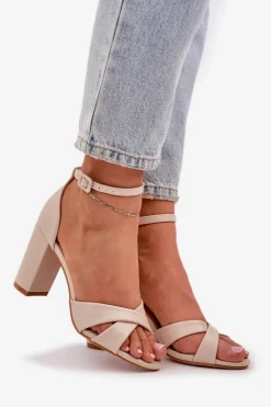 Sandały Na Obcasie><noscript><img width=