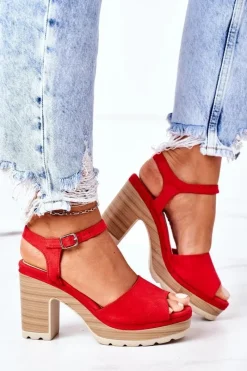 Sandały Na Obcasie><noscript><img width=