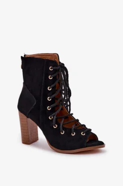 Sandały Na Słupku|Sandały Z Cholewką><noscript><img width=