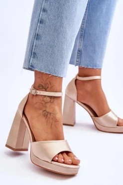 Sandały Na Obcasie><noscript><img width=