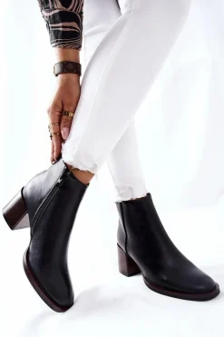 Botki Na Słupku|Czarne Botki><noscript><img width=