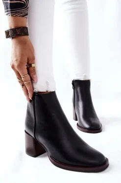 Botki Na Słupku|Czarne Botki><noscript><img width=