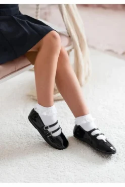 Skarpetki|Skarpetki>Milena Skarpetki Dziecięce Z Koronką Białe