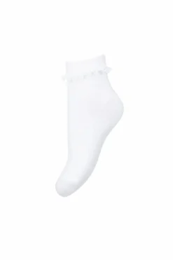 Skarpetki|Skarpetki>Milena Skarpetki Dziecięce Z Koronką Białe