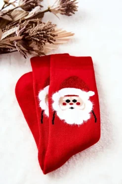 Sale Skarpetki Męskie Mikołaj Czerwone Skarpetki|Skarpetki