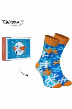 New ZOOKSY/RAINBOW SOCKS Skarpetki PUZZLE Rainbow Socks