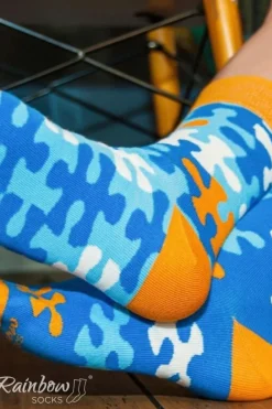 New ZOOKSY/RAINBOW SOCKS Skarpetki PUZZLE Rainbow Socks