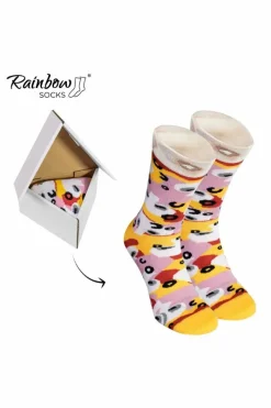 Clearance ZOOKSY/RAINBOW SOCKS Skarpetki Rainbow Socks 1 Para Pizza Capricciosa Wielokolorowy