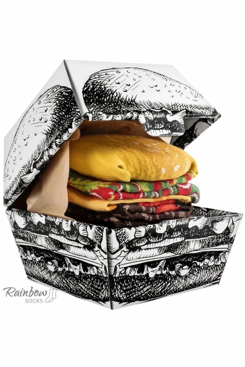 Online ZOOKSY/RAINBOW SOCKS Skarpetki Rainbow Socks Burger 2 Pary
