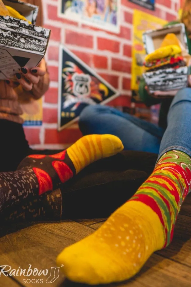 Online ZOOKSY/RAINBOW SOCKS Skarpetki Rainbow Socks Burger 2 Pary