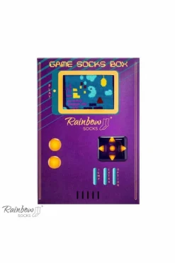 Best ZOOKSY/RAINBOW SOCKS Skarpetki Rainbow Socks Dla Fana Gier Na Konsoli 2 Pary Fioletowy