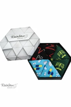 New Skarpetki Rainbow Socks Dla Lekarzy I Medyków 3 Pary Skarpetki|Skarpetki