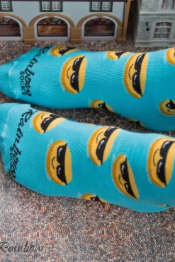 Clearance Skarpetki Rainbow Socks Emotikony Śmieszek Smuteczek Ważniak 3 Pary Skarpetki|Skarpetki