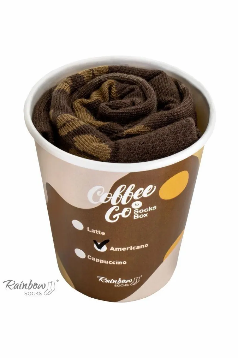 Best Skarpetki Rainbow Socks Kawa Americano 1 Para Skarpetki|Skarpetki