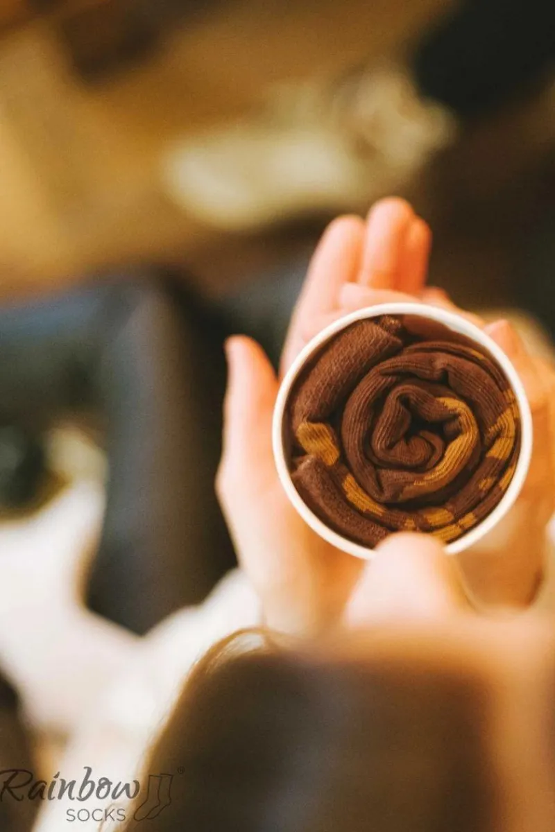 Best Skarpetki Rainbow Socks Kawa Americano 1 Para Skarpetki|Skarpetki