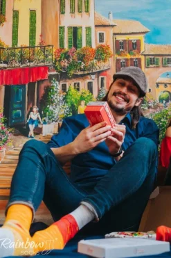 Hot ZOOKSY/RAINBOW SOCKS Skarpetki Rainbow Socks Lasagna 2 Pary