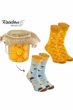 Best Skarpetki Rainbow Socks Miód W Słoiku 2 Pary Skarpetki|Skarpetki