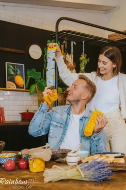 Best Skarpetki Rainbow Socks Miód W Słoiku 2 Pary Skarpetki|Skarpetki