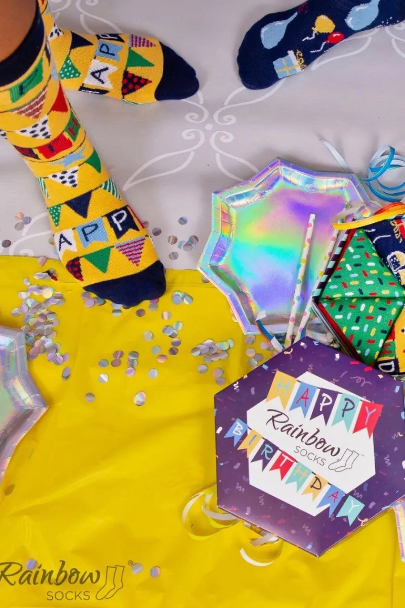 Skarpetki|Skarpetki>ZOOKSY/RAINBOW SOCKS Skarpetki Rainbow Socks Na Urodziny 3 Pary