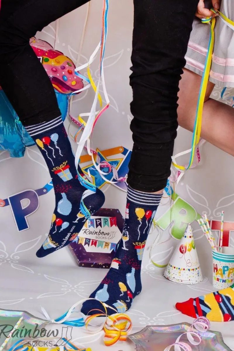 Skarpetki|Skarpetki>ZOOKSY/RAINBOW SOCKS Skarpetki Rainbow Socks Na Urodziny 3 Pary