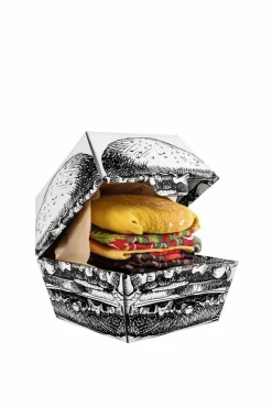 Sale ZOOKSY/RAINBOW SOCKS Skarpetki Rainbow Socks Na Wynos Burger Frytki 4 Pary Wielokolorowy